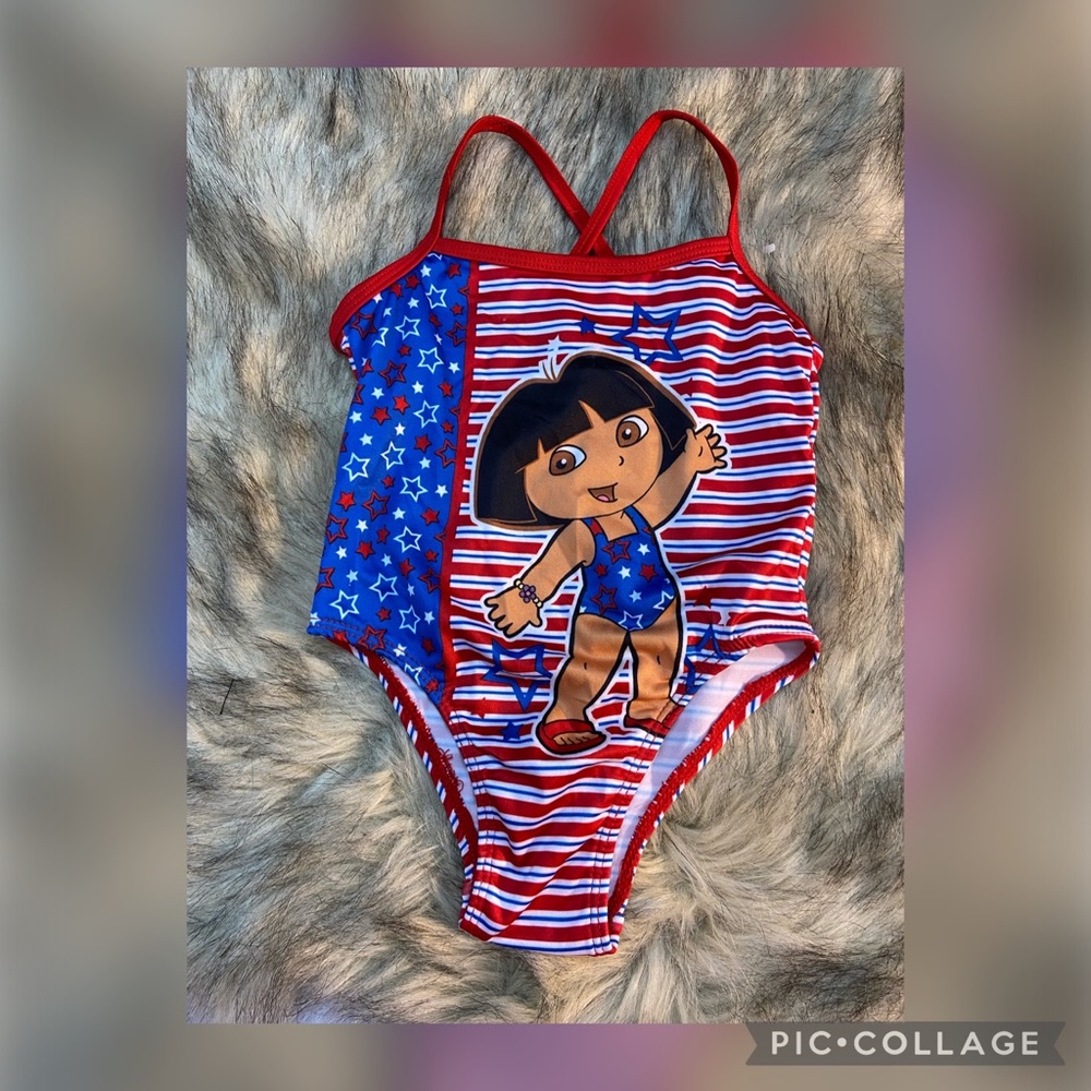 nick jr dora the explorer girls swimsuit